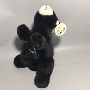 Pinehurst Deuce The Fox Squirrel Black Stuffed Animal Plush Embroidered Patch